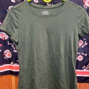 Banana Republic Forest Green Short Sleeve Tee